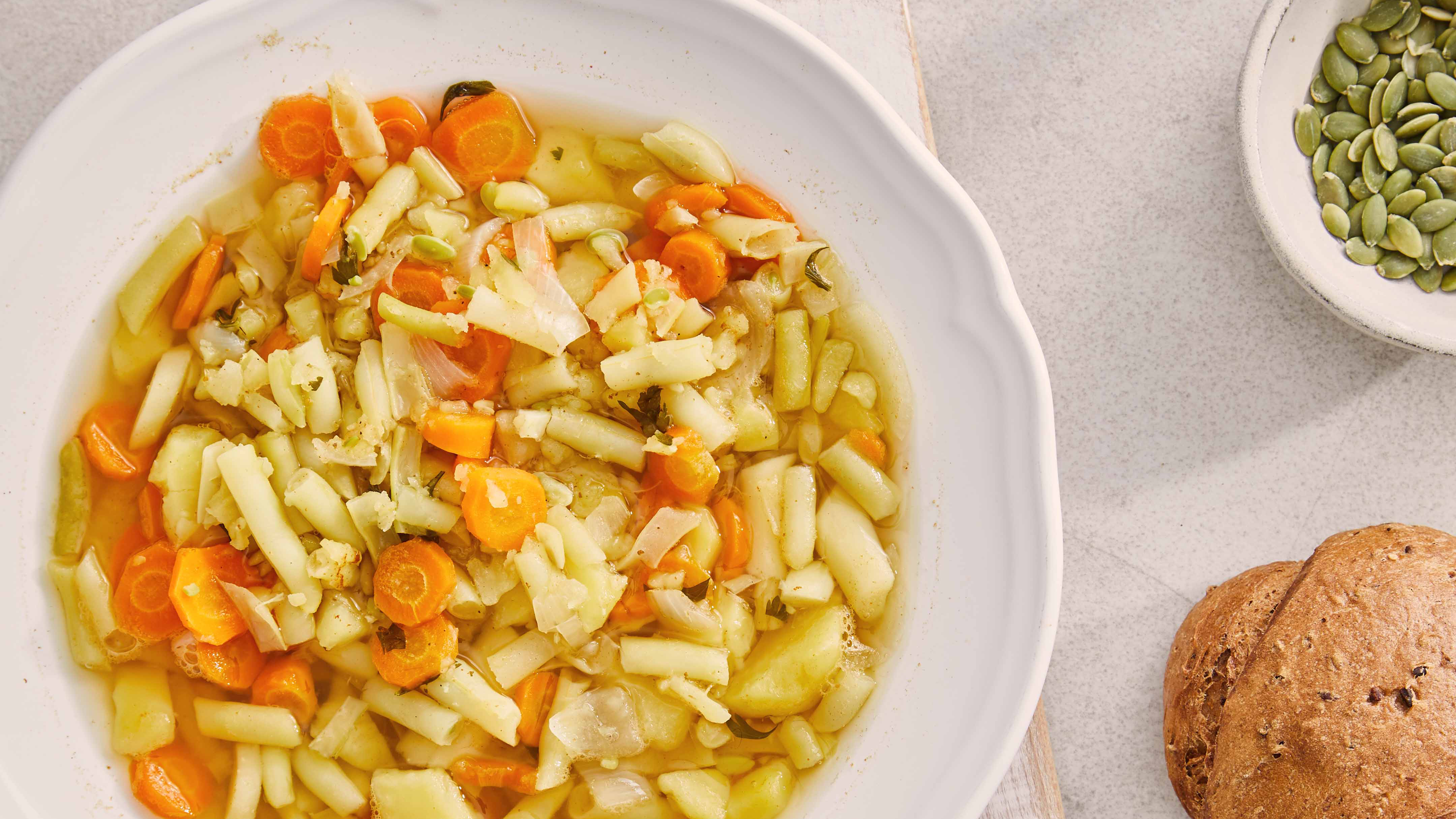 gelbe Bohnen-Eintopf mit Möhren