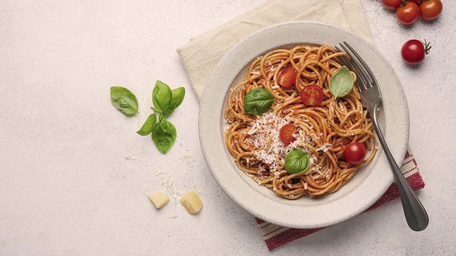 Spaghetti in Tomatensoße