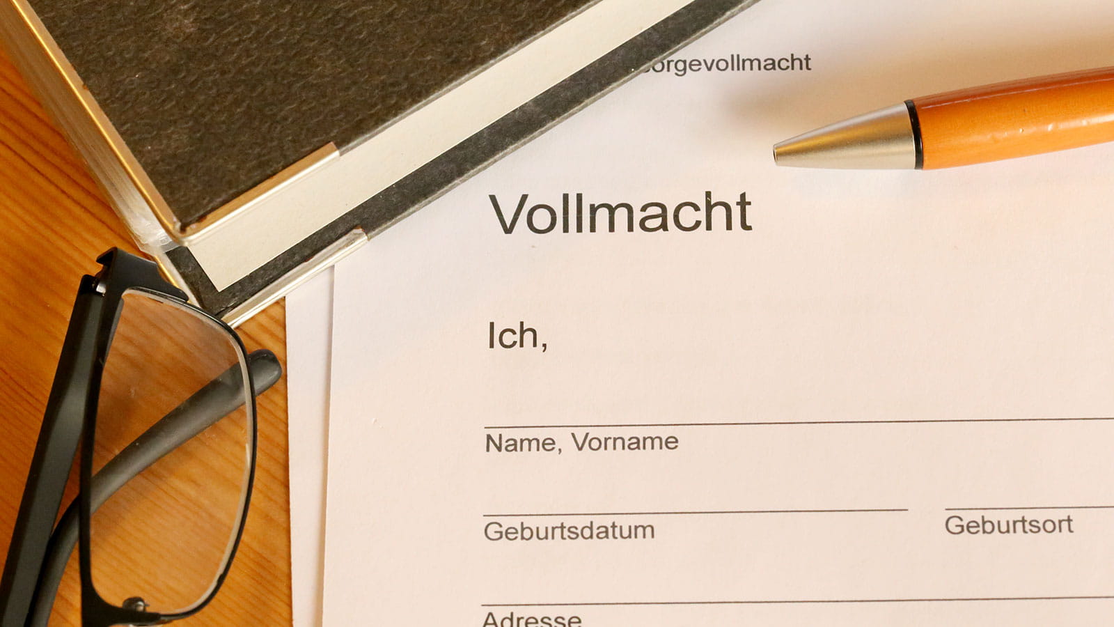 Betreuungsverfügung, Patientenverfügung und Vorsorgevollmacht